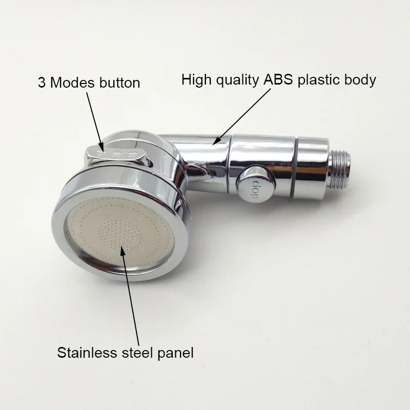 New Handheld Faucet Diverter Valve Set – Adjustable Shower Head Adapter for Home Bathroom & Kitchen Faucets