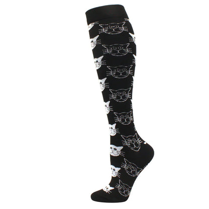 Compression Support Socks for Men & Women – Running Nursing Stockings for Edema, Varicose Veins & Blood Circulation Sports Wear