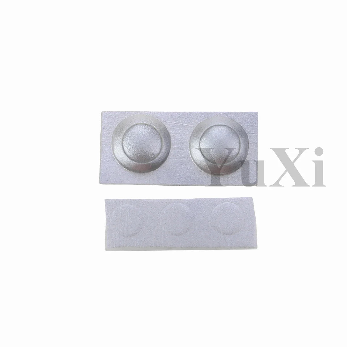 YuXi GBA SP Replacement Kit - Screw Covers & Luminous Dust Plug Rubber Set for Gameboy Advance SP