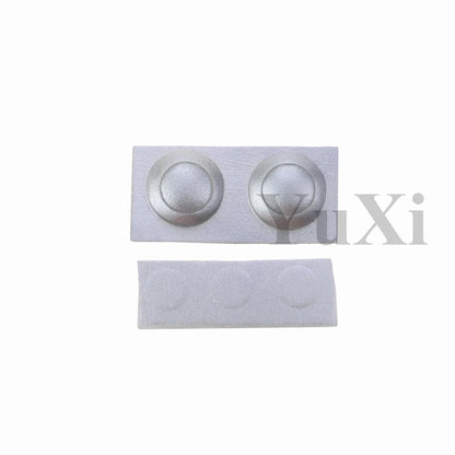YuXi GBA SP Replacement Kit - Screw Covers & Luminous Dust Plug Rubber Set for Gameboy Advance SP