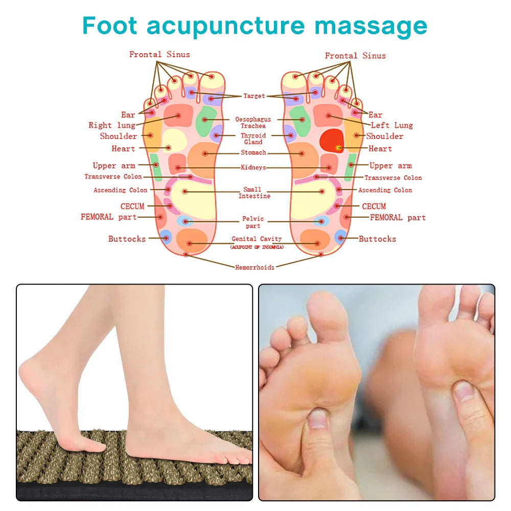 Pranamat Eco Lotus Spike Mat — Acupressure Massage Cushion for Neck, Back & Feet, Kuznetsov Applicator Yoga Therapy