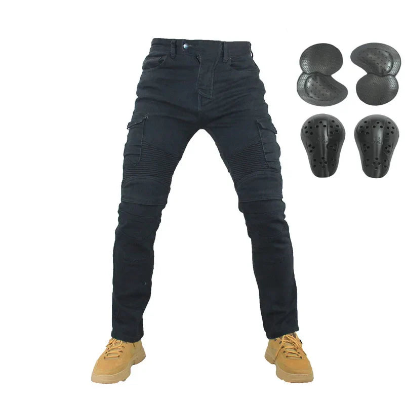 Motorcycle Jeans for Men – Featherbed Riding Trousers, Standard Version, Summer Car Ride Pants