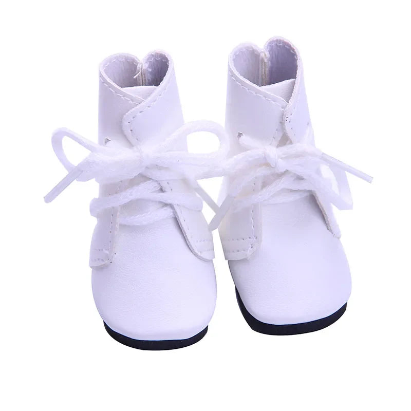 5CM Doll Snow Boots – Pop Plush Canvas Shoes for 14.5" Dolls, 32-36CM Paola Reina & 20CM Cotton Dolls Accessories
