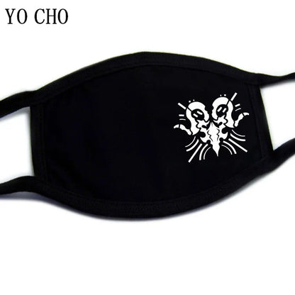 YO CHO Unisex Cotton Dust Mouth Mask – Anime Cartoon Respirator, Warm Mouth Muffle, Perfect Birthday Party Gift