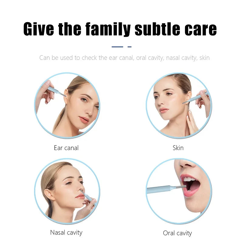 WiFi Visual Ear Sticks – HD 1080P 4.2MM Mini Otoscope Camera, Wireless Ear Picker & Cleaner, Endoscope for Ear Wax Removal & Health Care