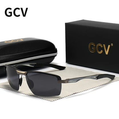 GCV Ultralight Polarized Sunglasses – Fashion Sports Eyewear for Men, Ideal for Driving, Fishing, Outdoor Travel, UV Protection Goggles