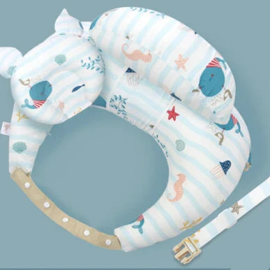 Multifunction Nursing Pillow with Shoulder Strap – Soft Baby Feeding & Shaping Pillow for Newborn Support, Cartoon Comfort Nursing Cushion (2020 Edition)