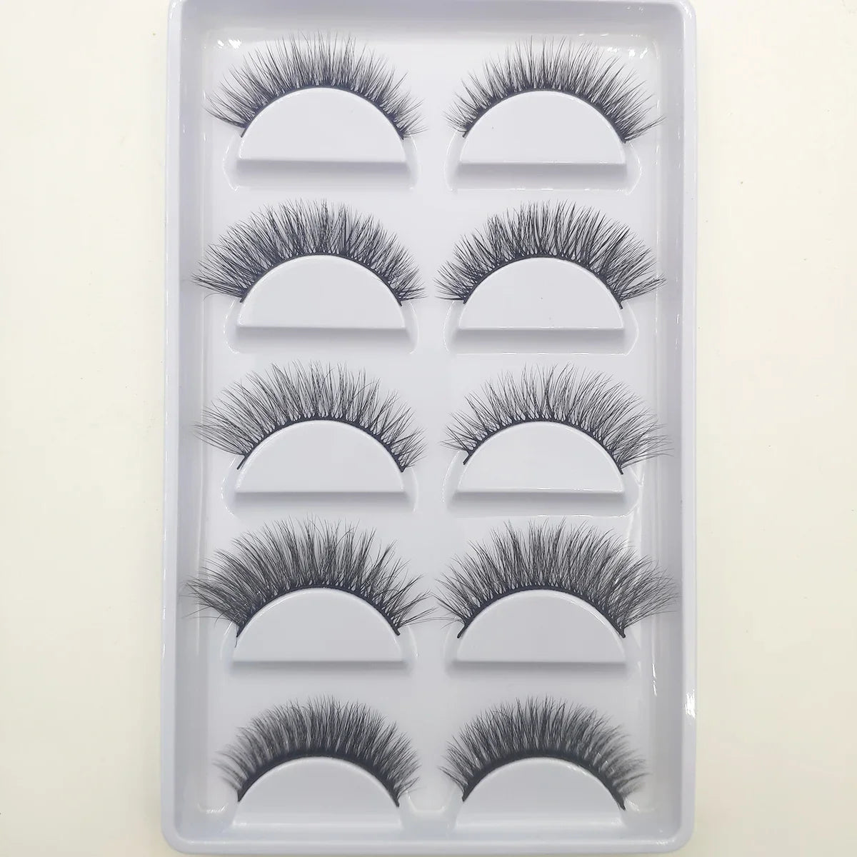 38 Styles 5 Pairs 3D Mink False Eyelashes – Natural Fake Lashes Makeup Beauty Tools
