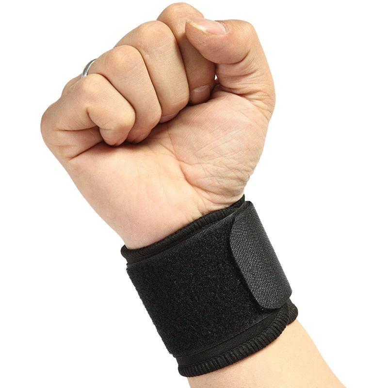 Adjustable Soft Wristbands – Wrist Support Bracers for Gym Sports, Carpal Protector, Breathable Wrap Band for Safety