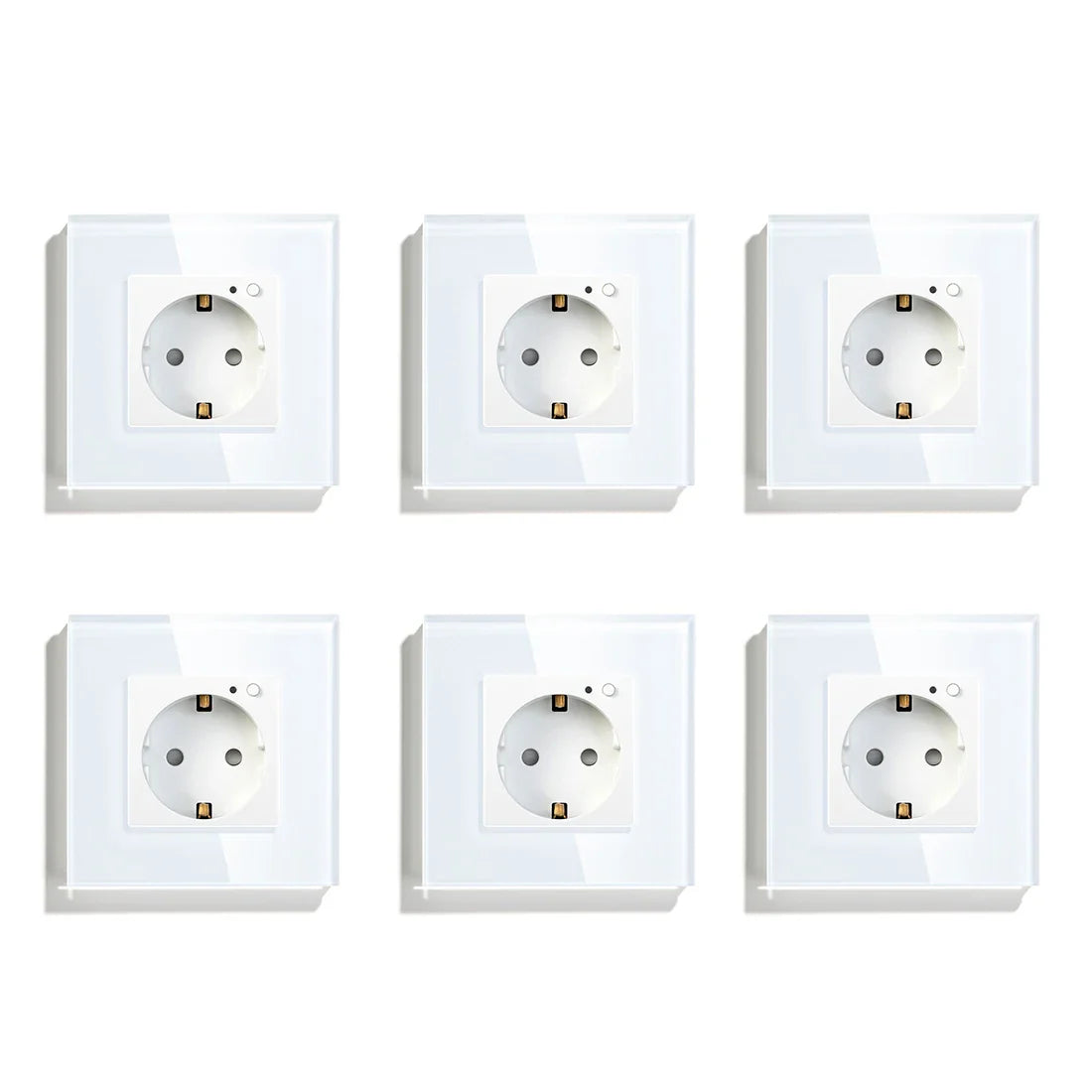 Bseed Smart WiFi Socket – EU Standard Intelligent Outlet, Compatible with Tuya App, Google & Alexa, Timer Function Home Improvement Plug