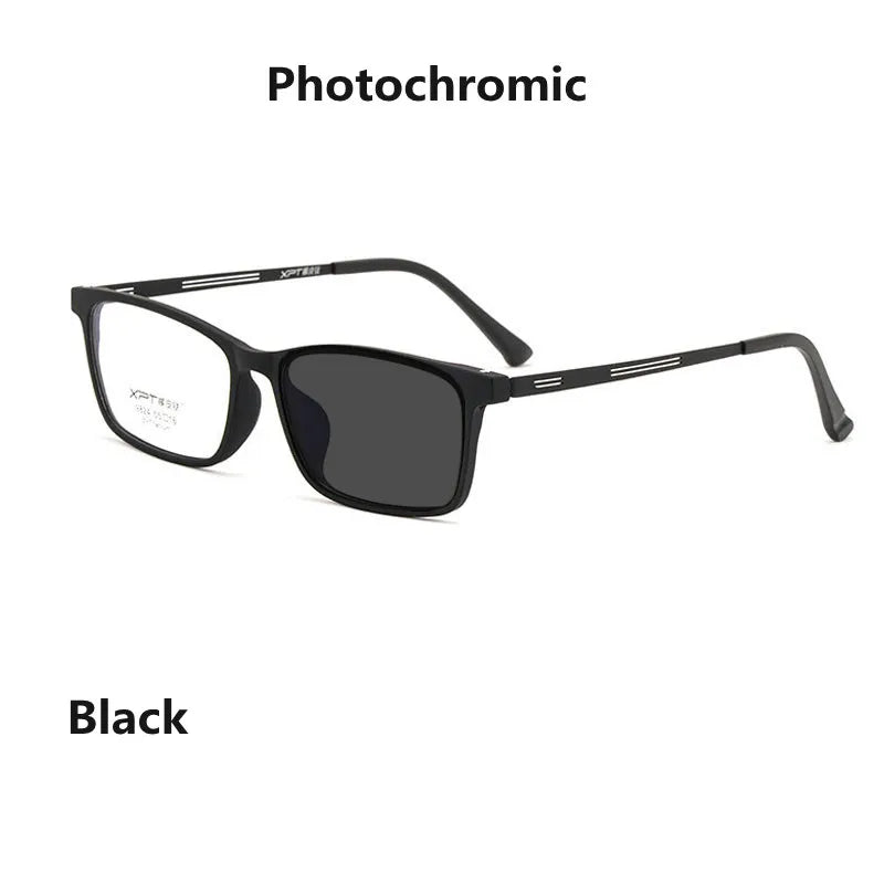 Ultralight Anti Blue Light Reading Glasses - Photochromic Titanium Alloy Frame Hyperopia Readers for Men & Women