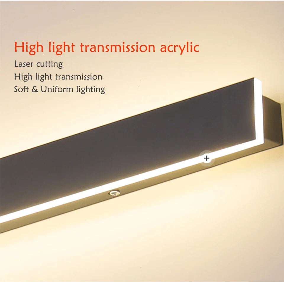 LED Outdoor Wall Light – Modern Waterproof IP65 Porch & Patio Lamp, Rainproof Exterior Wall Sconce for Garage & Garden
