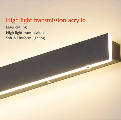 LED Outdoor Wall Light – Modern Waterproof IP65 Porch & Patio Lamp, Rainproof Exterior Wall Sconce for Garage & Garden