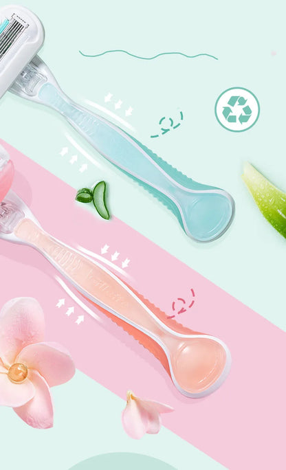 Gillette Venus Women's Razor - 3/5 Blade with Lubricating Soap, Sensitive Shaving & Hair Removal for Body