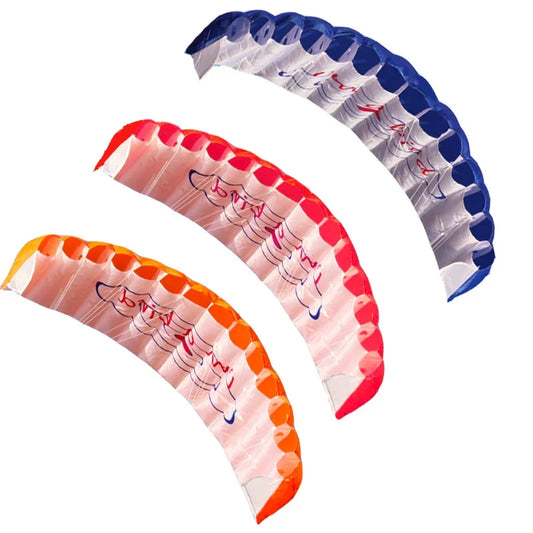 Rainbow Stunt Parafoil Kite - Outdoor Dual Line Power Sports Kite for Beginners & Beach Fun