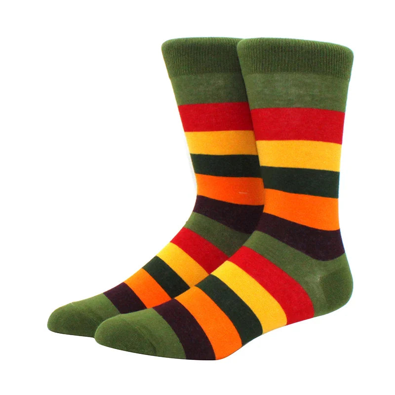 Funny Cartoon Fashion Cotton Socks – Hip Hop Skateboard Style Socks for Men & Women, Beer, Pizza, Astronaut & Pineapple Print Casual Wear Socks