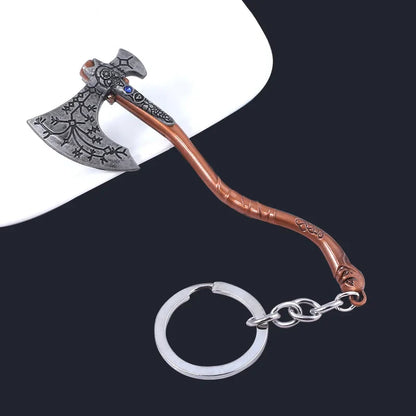God of War 4 Kratos Sword Keychain – Pendant Keyring Jewelry for Men & Women, Car Key Accessory