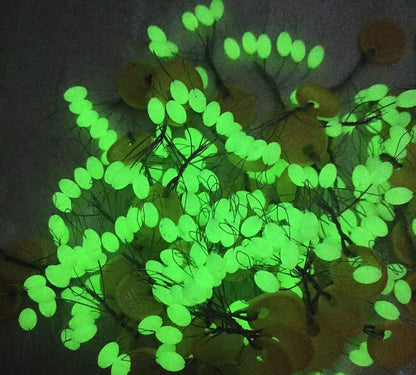 30Pcs Luminous Oval Fishing Floats - Easy Stopper Space Beans for Night Carp Fishing Rigs