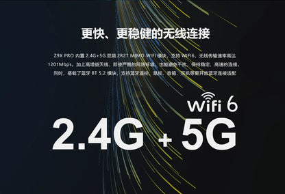 ZIDOO Z9X PRO 4K HDR Media Player — Android 11 TV Box, RTD1619BPD 64-bit Quad-Core, 4GB+32GB, VS10 Image Engine