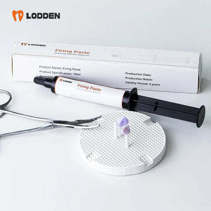 LODDEN Dental Lab Firing Paste – Veneer, Crown & Bridge Fixing Material for Sintering Furnace Glazing Process