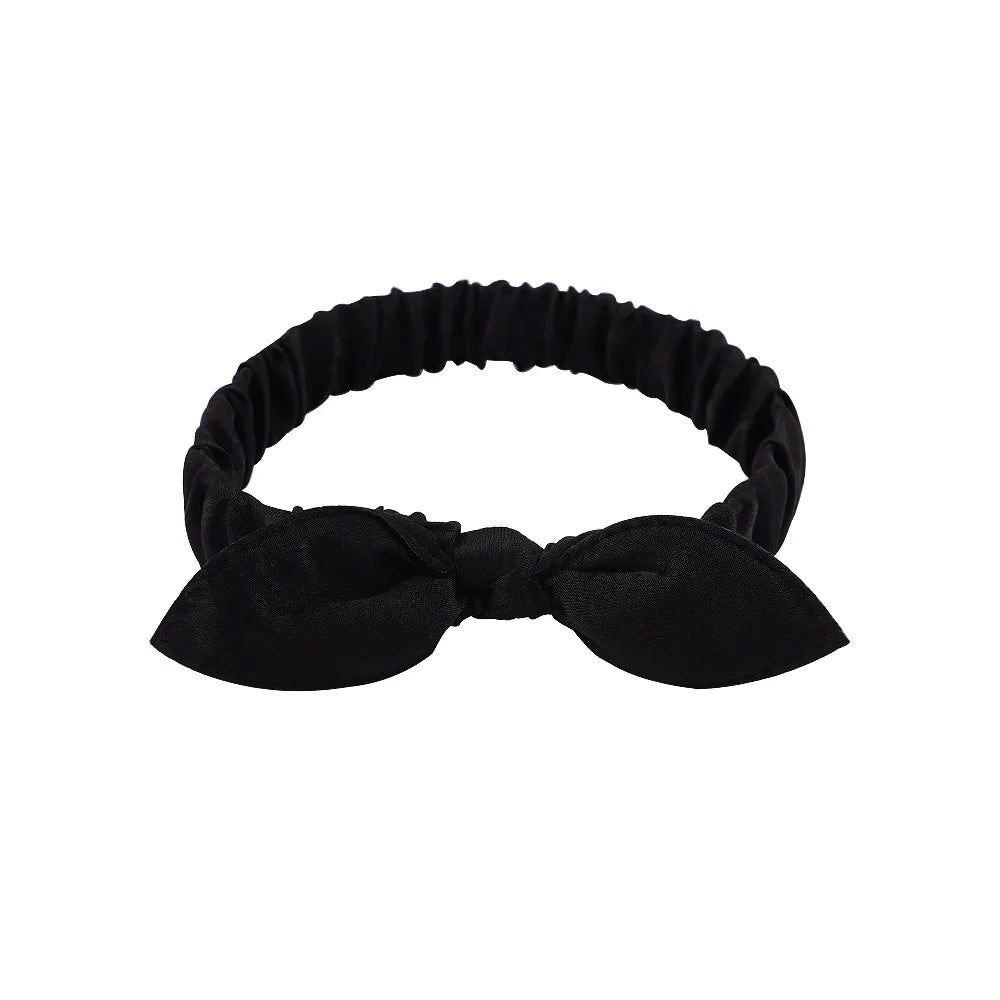 Vintage Boho Suede Headbands for Women – Soft Solid Print Cross Knot Elastic Hairbands & Bandanas for Girls