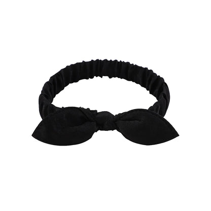 Vintage Boho Suede Headbands for Women – Soft Solid Print Cross Knot Elastic Hairbands & Bandanas for Girls