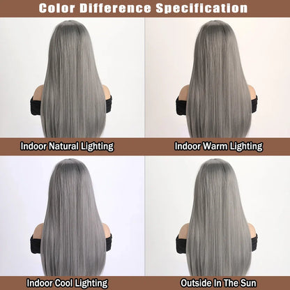26" Long Straight Synthetic Wig for Women – Colorful Fashion Wig for Daily Wear, Halloween Costume, Party & Cosplay