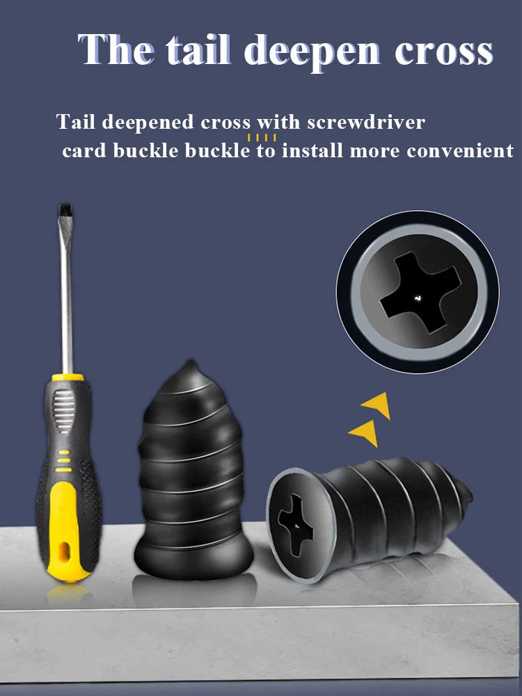 10/30pcs Car & Motorcycle Tyre Repair Rubber Nail Set – Universal Tire Puncture Repair Tool for Cars, Trucks & Bikes