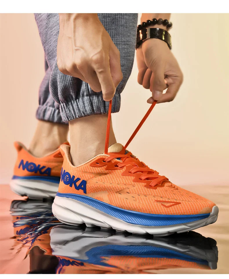 Men's Sports Running Shoes - Carbon Plate Marathon Sneakers, Lightweight & Breathable Athletic Shoes for Women