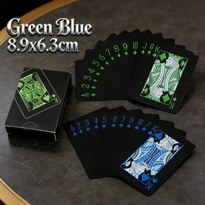 Waterproof PVC Playing Cards Deck - Classic Poker Game Cards for Kids & Adults with Premium Design