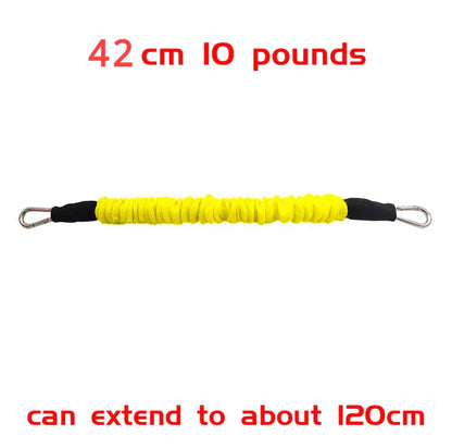 Thickened Latex Resistance Bands — 30/42/65/80cm Pull Rope for Gym, Fitness Training & Taekwondo (Customizable)