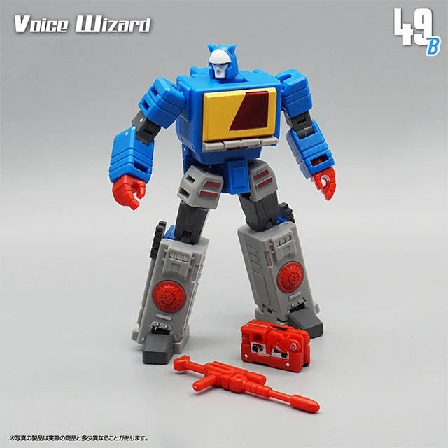 MFT HS-03 Soundwave Action Figure - Mini G1 Transformation Robot Toy With Laserbeak Collectible Gift