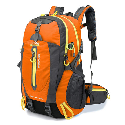 40L Waterproof Travel Backpack - Water Resistant Hiking Daypack With Laptop Compartment For Camping, Trekking & Outdoor Adventures