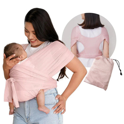 Ergonomic Baby Backpack Carrier - X-Shaped Sling with Adjustable Straps for Outdoor Parenting