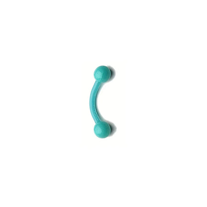 8mm Colorful Plastic Piercing Studs - Soft Lip, Nose & Cartilage Body Jewelry