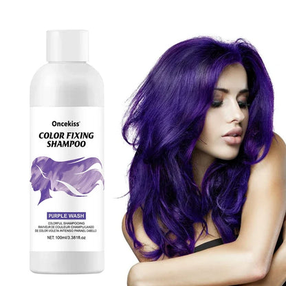 Semi-Permanent Hair Color Dye Shampoo - Instant Color Protecting & Shine Enhancing Hair Care