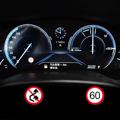 BMW Speed Limit Info Module — SLI Emulator Dashboard Display for F/G Series with NBT CIC ID7
