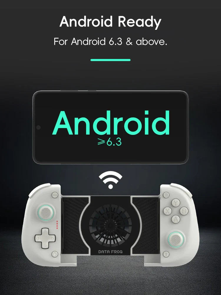 DATA FROG X3 Wireless Game Controller — Android Controller for Samsung Galaxy, Compatible with PUBG Mobile