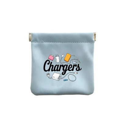 Charger and Cable Organizer Pouch - Durable Travel Storage Bag for Data Cables, USB Drives, Power Banks, and Phones