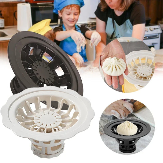 Flower Shaped Dumpling & Bun Maker Mold – DIY Pastry, Pie & Homemade Baking Tool