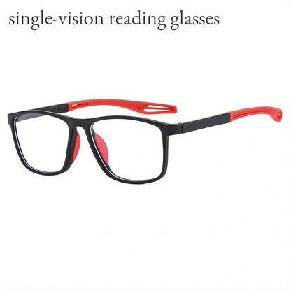 TR90 Photochromic Blue Light Reading Glasses – Ultralight Sports Eyewear for Men & Women, +1.0 to +4.0 Farsighted Lenses