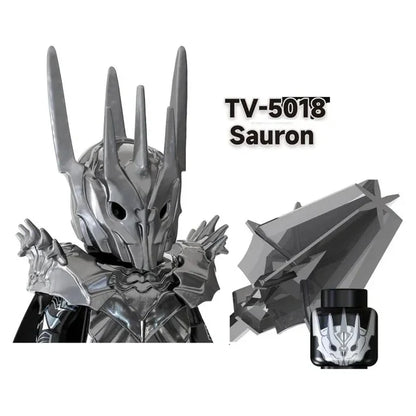 TV6403/TV6404/TV6405 Blocks Toy Set — Orcs, Dwarfs, Elves & Rohan Knight Action Figures Building Bricks for Kids Gift