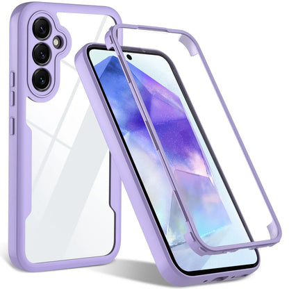 360° Full Coverage Screen Protection Case – Shockproof Phone Cover for Samsung A55 5G, A35, A15, A54, A14, A34, A53, A73, A26, A16, A52S, A56, A36