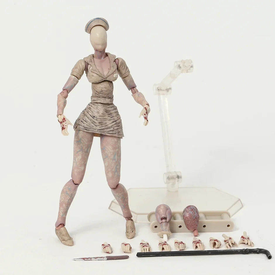 Figma Silent Hill 2 SP-055 Red Pyramid & SP-061 Bubble Head Nurse PVC Action Figures – Collectible Toy Models