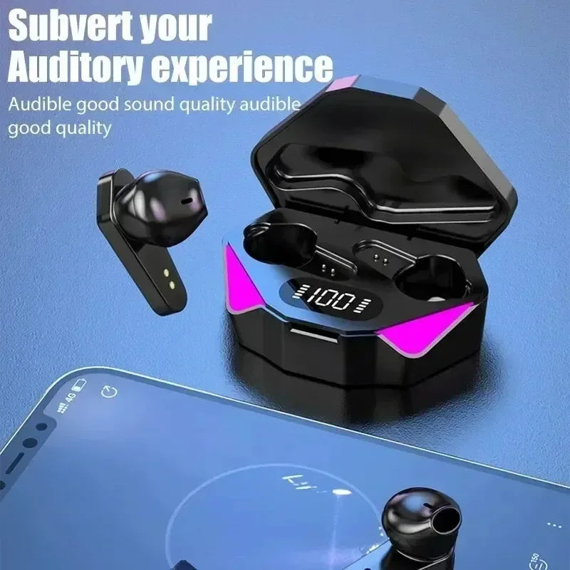 X15 TWS Wireless Bluetooth Earphones – 65ms Low Latency Gaming Earbuds with Mic for Esports & Xiaomi Devices