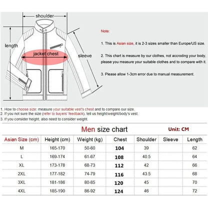 Men's Windproof Vest - Sleeveless Winter Jacket, Warm Cotton Down Waistcoat, Thick Casual Coat for Men