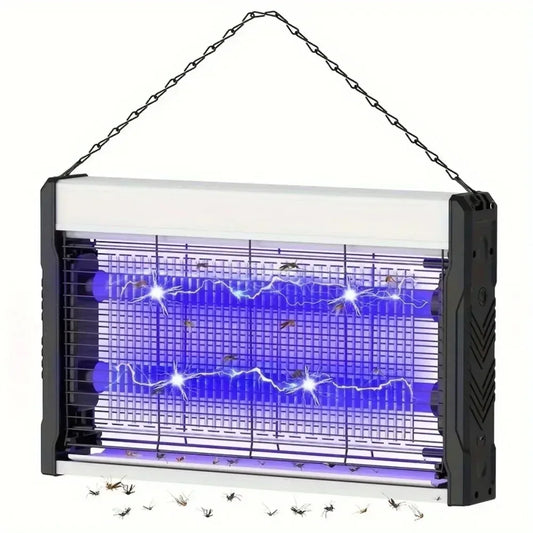 UV Mosquito Killer Lamp - Electric Indoor Fly Trap with Hanging Hook for Home, Hotel & Restaurant Use