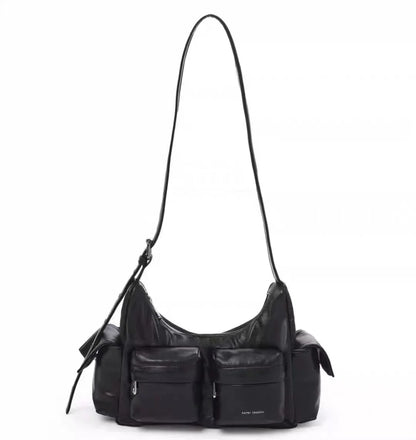 SAMO ONDOH South Korean Shoulder Bag — Hong Eun-Chae & Song Yuqi Inspired Motorcycle Underarm Bag