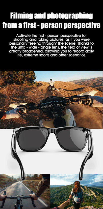 Xiaomi 6K HD AI Smart Glasses — 100MP Camera, ChatGPT, Bluetooth Call, Voice Assistant, 260mAh Battery, New Smart Glasses