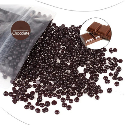 500g Hard Wax Beans – No-Strip Depilatory Hot Film Wax for Full Body, Bikini, Face, Legs & Eyebrows